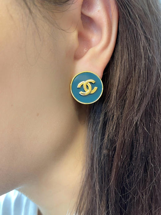 CHANEL香奈儿双c耳钉耳环 商品图0