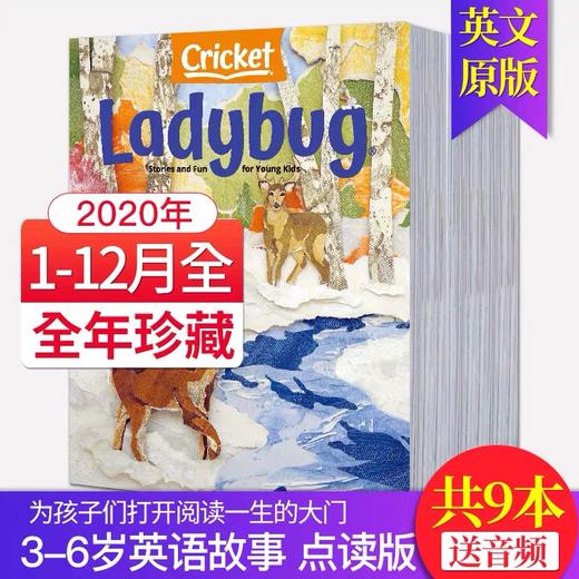 【宝莉爹书单】北美畅销儿童原版杂志Babybug/Ladybug 2020年全年套装合集【赠送I SPY游戏书+趣味贴纸】支持毛毛虫点读，配套家长共读指南 商品图3