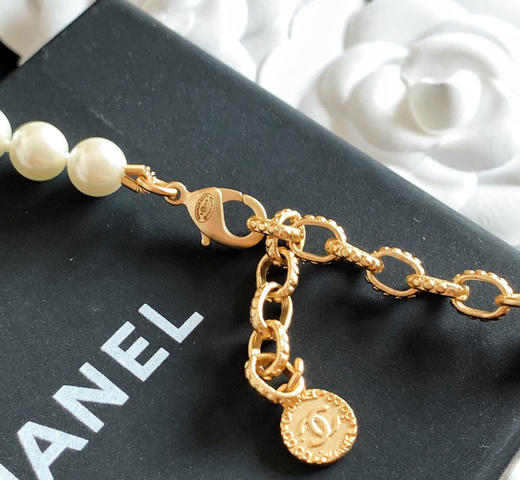 100周年纪念款 CHANEL香奈儿经典双c珍珠项链 商品图8