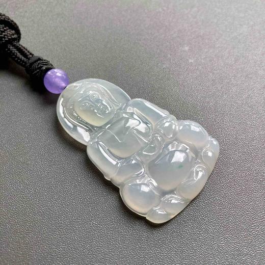冰种飘阳绿翡翠大观音 商品图4
