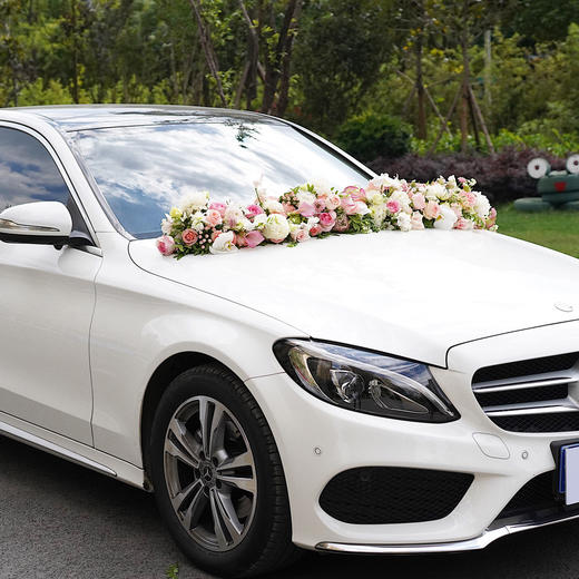 「佳偶天成」-小清新、简约花车 商品图1