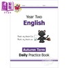 预售 CGP New KS1 English Daily Practice Book 每日英语练习套装 2年级 单词+标点+语法+篇章阅读 6-7岁  商品缩略图2