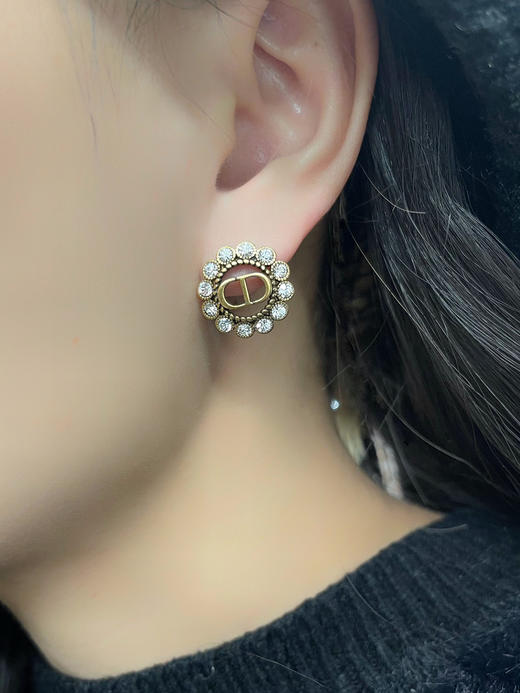 DIOR迪奥CD耳钉耳环 商品图0