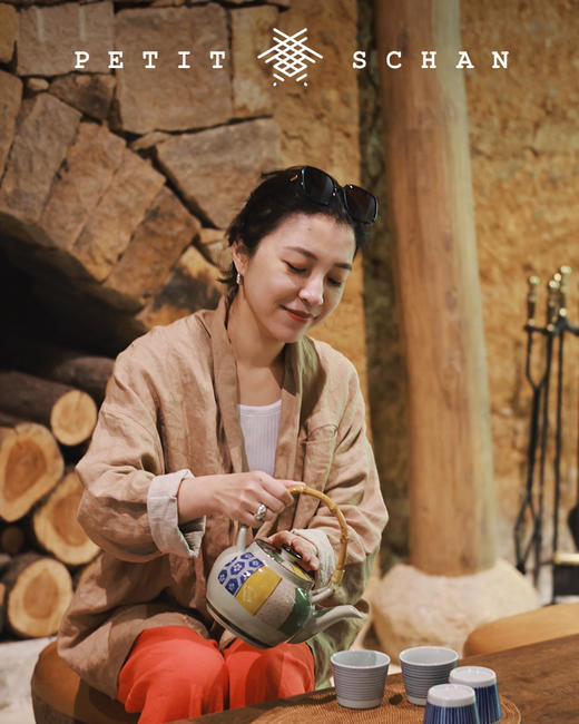 PETIT SCHAN小闪  CLO#027 Flow心流  36支盐缩工艺细亚麻东方禅意外套/裤子 商品图9