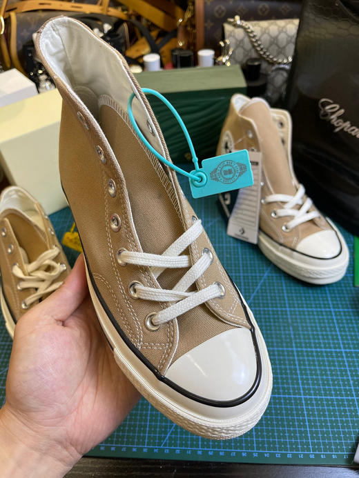 匡威帆布鞋奶茶色-高低帮 商品图7