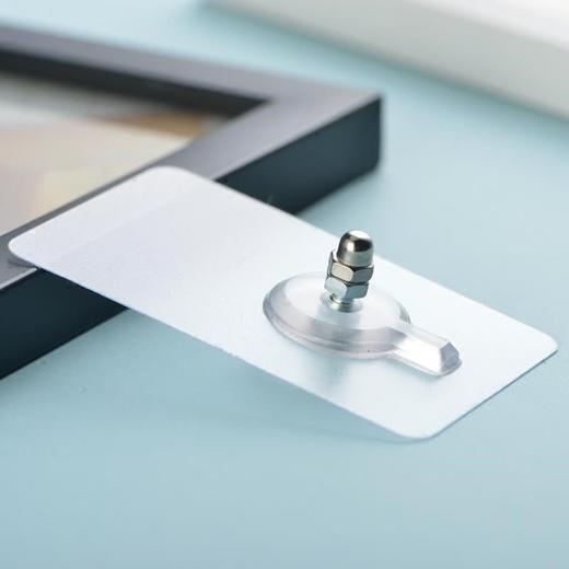 【居家日用粘胶挂钩】免打孔贴墙钉收纳整理相框照片墙瓷砖壁无痕粘钩 商品图4