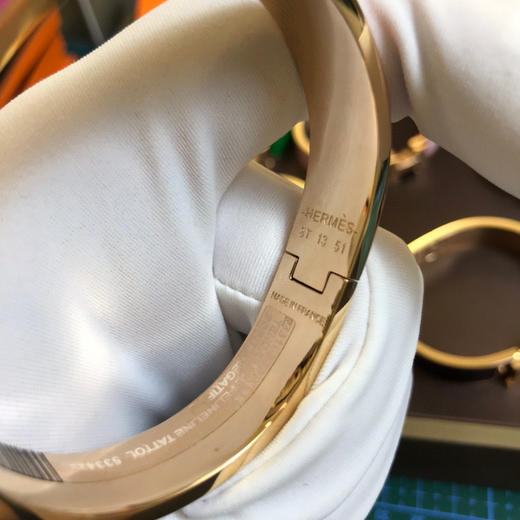 爱马仕H手镯-玫红色珐琅 商品图8