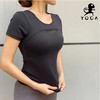 壁虎瑜伽《2104SY029》修腰高弹瑜伽短袖（可拆卸胸垫）【5天发货】 商品缩略图8