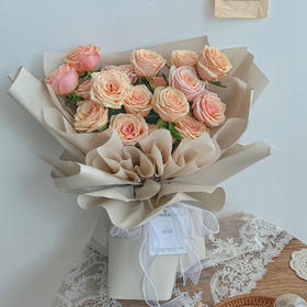 「且听风吟」-迪威娜玫瑰花束