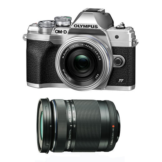 OM-D OM-D E-M10 Mark IV（14-42mm F3.5-5.6 EZ+ M.ZUIKO DIGITAL ED 40-150mm F4.0-5.6 R）双镜头套机 商品图0