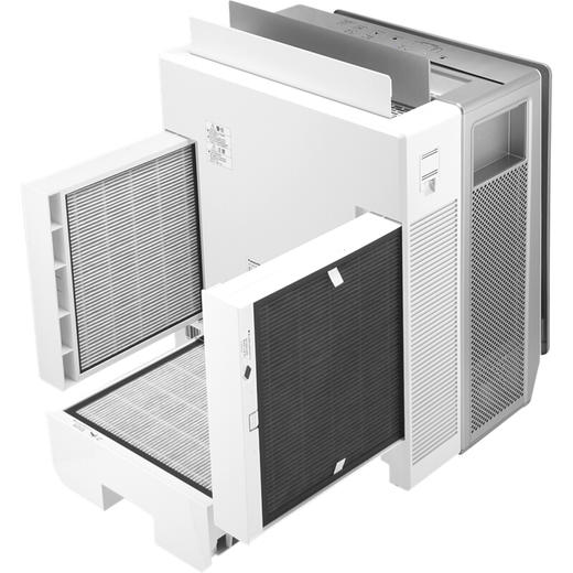 松下 （Panasonic）除甲醛空气净化器家用 除细菌 除过敏原雾霾二手烟苯 纳米水离子PM2.5数显F-136C7PX 商品图7