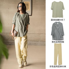 宽松丝棉西服212SY070