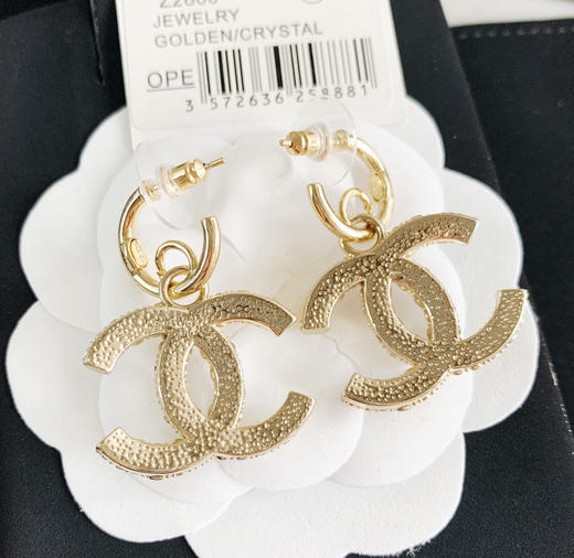 CHANEL香奈儿双c珍珠耳钉耳环 商品图4
