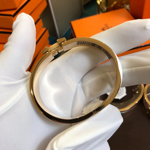 爱马仕H手镯-白色珐琅 商品图5