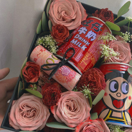 「你的名字」-卡布奇诺➕旺仔牛奶花盒 商品图1