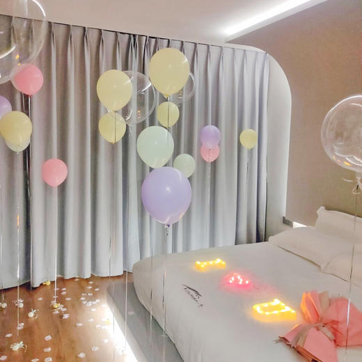 「彩虹」-彩色求婚气球布置 商品图1