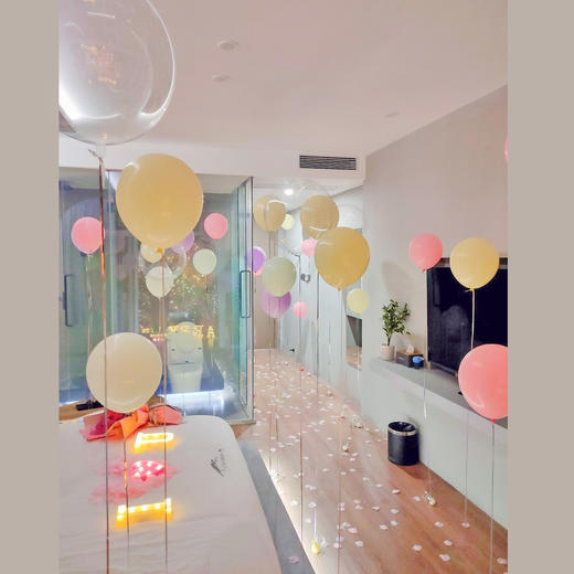 「彩虹」-彩色求婚气球布置 商品图2