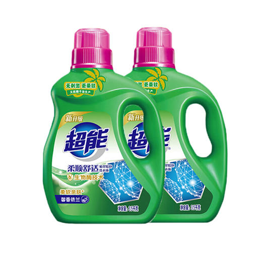 超能植翠低泡洗衣液（柔顺舒适）×2（新组合装）【3.5kg】 商品图0