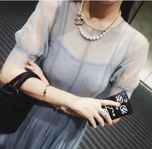 100周年纪念款 CHANEL香奈儿经典双c珍珠项链 商品图1