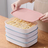 【保鲜收纳盒】密封保鲜饺子盒冰箱生鲜带盖多层冻饺子冻馄钝盒子【9.9包邮】 商品缩略图4