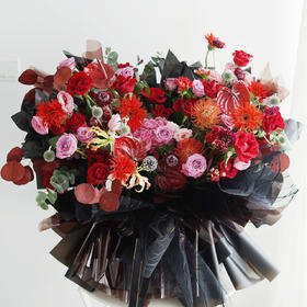 「欢乐颂」-巨型红色系花束