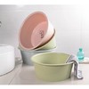 【加深设计三件套】圆形加厚塑料居家日用洗脸盆婴儿盆洗衣盆清洁工具 商品缩略图5
