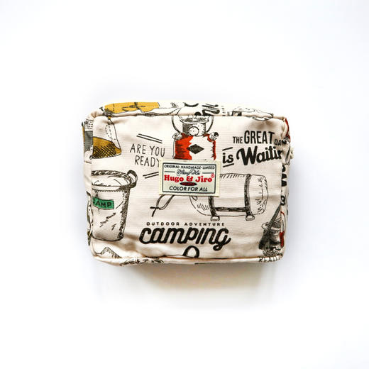 HUJI祤集Motley收纳包插画露营camping 商品图1