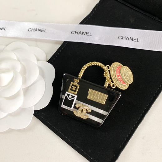 CHANEL香奈儿双c帽子包包胸针 商品图2