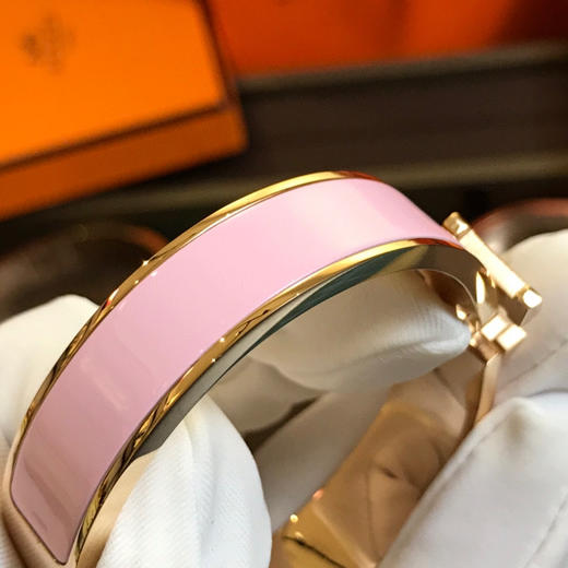 爱马仕H手镯-丛林绿珐琅 商品图5