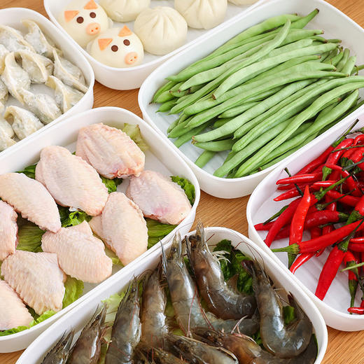 【保鲜收纳盒】密封保鲜饺子盒冰箱生鲜带盖多层冻饺子冻馄钝盒子【9.9包邮】 商品图1