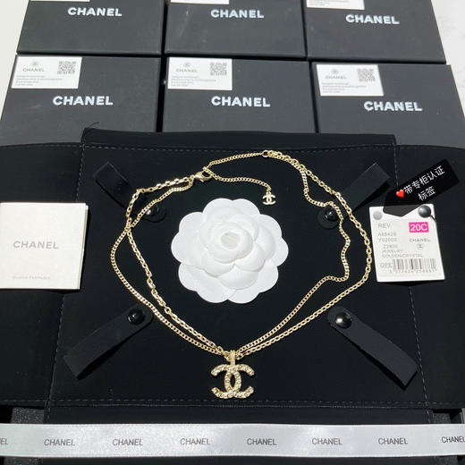 CHANEL香奈儿双c双层项链毛衣链 商品图2
