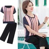 【服饰鞋包】*木清清夏装聚酯洋气套装中年女装夏季两件套 商品缩略图0