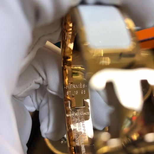 爱马仕H手镯-白色珐琅 商品图6