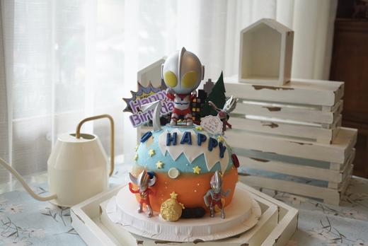 球形奥特曼（球形不能做树莓桃胶和木槺冰淇淋口味噢 如果需要这两个口味就做正常圆形） 商品图6