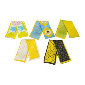 春日小团系列窄丝巾