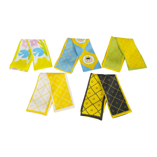 春日小团系列窄丝巾 商品图0