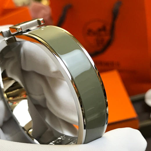 爱马仕H手镯-大象灰珐琅 商品图6