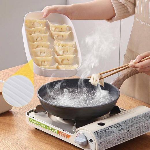 【保鲜收纳盒】密封保鲜饺子盒冰箱生鲜带盖多层冻饺子冻馄钝盒子【9.9包邮】 商品图2
