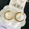 CHANEL香奈儿金色字母镂空耳钉耳环 商品缩略图6