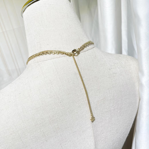 CHANEL香奈儿双c双层项链毛衣链 商品图6