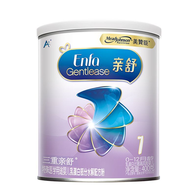 美赞臣亲舒特殊医学用途奶粉1段(0-12月）400g×1罐 原装进口