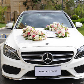 「天生一对」-粉白色圆形混婚车