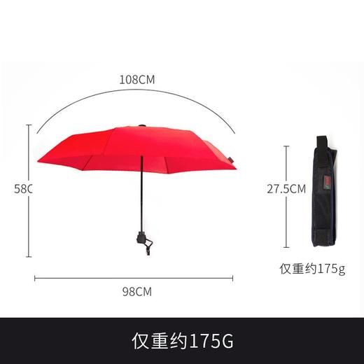德国欧赛姆Euroschirm风暴伞轻量级碳纤折叠便携防晒防雷伞3019 商品图2