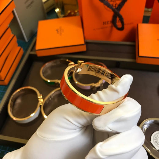 爱马仕H手镯-活力橙珐琅 商品图5