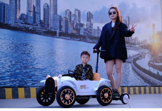 贝多奇复古亲子车儿童电动汽车  BDQ 商品图3