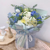 「幕夏时间」-蓝白色系花束 商品缩略图1