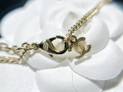 CHANEL香奈儿双c双层项链毛衣链 商品图8