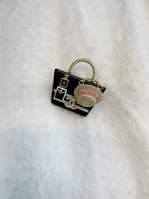 CHANEL香奈儿双c帽子包包胸针 商品图3