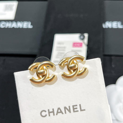 CHANEL香奈儿双C耳钉耳环 商品图5