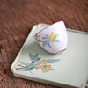 「汝窑手绘枇杷品茗杯功夫茶杯」景德镇手工陶瓷 单杯主人杯开片可养 商品缩略图1